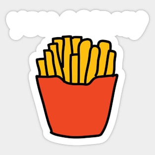 You Are My Fries_(I Am Your Burger) Sticker